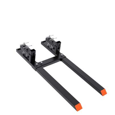 mteryoing Clamping Pallet Forks, Versatile Pallet Forks, Heavy Duty Tractor Bucket Forks For Tractor Loaders Skid Steer Loaders