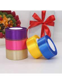 24 Yards Double Gold Edged Ribbon 4cm/1.57in Multicolor Gift Wrapping Webbing Headdress Accessories Clothing Accessories Webbing For Gift Wrapping, Crafts, Bows Hair Accessories, Wedding Party Decorations