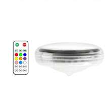 Solar Rechargeable Floating Pool Lights(1/2 Pack), Pool Lights That Float With Remote Control, 9 Lighting, Timing Mode, IPX7 Waterproof For Inground Pool, Bathroom, Bathtub, Pool Party - 彩色 - 查看 2