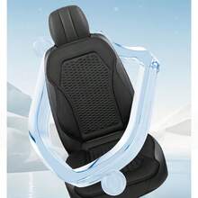 1pc Summer Breathable Silk Car Seat Cushion, Loose Fit Front Seat Pad, Comfortable Cool Mat For All Seasons - Multicolor - View 7