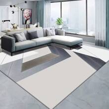 Large Area Rug [1000g/M²], Personalized Abstract Pattern, Luxurious Area Rug Suitable For Various Home Decor Styles, Premium Machine-Washable, Upgraded Version Features Thickened And Densified Material With Non-Slip Bottom Particles, Fade-Resistant, Modern Design Back To School
