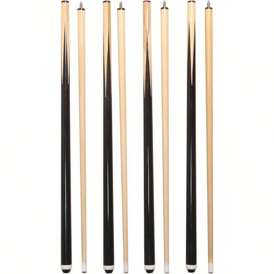 Pool Sticks 2Piece 58 Inch Wooden Billiard Cue Hard Wood Pool Cues 1921 Oz Economic Cues Good For House And Bar Use American Pool Game Practice Cues For Begginer Starters - 58"4Pack - View 1