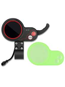 GLDYTIMES 6 Pin Scooter Dashboard Electric Display Panel Kit Fit For KUGOO M4, Thumb Throttle With Display, 48V TF-100 Electric Scooter Screen, With A Waterproof Silicone Cover