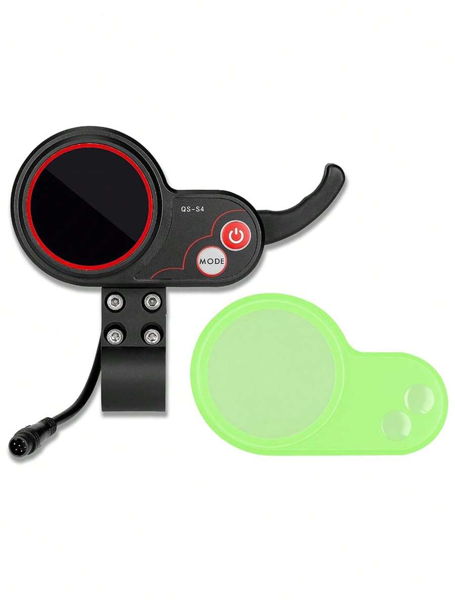 GLDYTIMES 6 Pin Scooter Dashboard Electric Display Panel Kit Fit For KUGOO M4, Thumb Throttle With Display, 48V TF-100 Electric Scooter Screen, With A Waterproof Silicone Cover