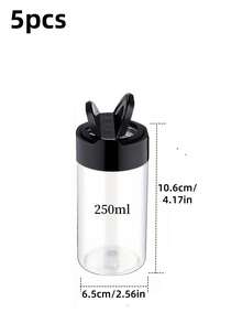 12pcs Spice Jar Set, Round Spice Bottles, Kitchen Spice Jars, Spice Rack Storage Box, Kitchen Tools, Outdoor Camping Picnic BBQ Accessories With Pour/Sift Shaker Lids - Multicolor - View 13