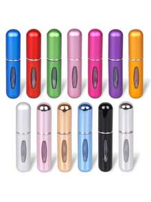 1Pcs,5ml Perfume Bottle With Bottom Filling, Self-Pump Type, , Refillable Spray Bottle, Portable Cosmetic Bottle - 黑色 - 查看 3