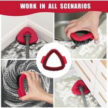 Local Shipping-2 Pack Scrub Brush Replacement Head For O Cedar EasyWrin Spin Mop 1 Tank System, Spin Mop Replace Head Base, Shower Floor Scrubber, Hard Bristle Cleaning Brush For Bathroom Kitchen Wall Tile - 2-TANK Scrub Brush (2pcs) - 查看 7