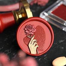 1 件珠光漆封蜡着色膏 - DIY 封蜡，带闪光魔镜粉 - 多种颜色可选（带刷子）学校用品，返校 - 彩色 - 查看 4