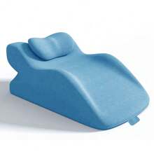 Almofada Cuneiforme Lombar para Cama, Almofada de Descanso para Sentar-se na Cama, Almofada de Espuma de Memória para Adultos para Apoio Lombar, Refluxo Ácido, Ronco, para Dormir, Elevação das Costas, Pernas e Suporte para os Joelhos