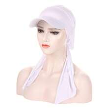 Designer Bowknot Turban - Adjustable Twist-Front Headwear With Flared Tail - A - View 17