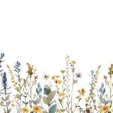 1 Piece Of Wildflower Square Sticky Notes, Suitable For Offices, Schools, And Homes - Flower Design, Paper Material, Ideal For Organization And Reminders, Office Supplies | Flower Stickers | Durable Adhesive