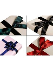 24 Yards Double Gold Edged Ribbon 4cm/1.57in Multicolor Gift Wrapping Webbing Headdress Accessories Clothing Accessories Webbing For Gift Wrapping, Crafts, Bows Hair Accessories, Wedding Party Decorations