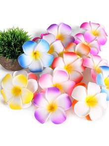 Bộ 14/28 vòng cổ vòng hoa Hawaii và kẹp tóc hoa Hawaii, đồ trang trí tiệc nhiệt đới Hawaii, kẹp tóc hoa sứ, băng đô tiệc chủ đề hoa Hawaii nhiệt đới, đồ trang trí tiệc cưới bãi biển, đồ dùng tiệc, vòng hoa, băng đô, đồ trang trí tiệc cưới bãi biển, đồ trang trí tiệc sinh nhật (màu ngẫu nhiên) - Nhiều màu - Xem 8
