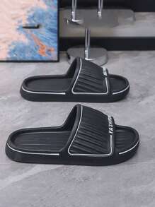 Sandali alla moda unisex, adatti per pantofole da casa, sport acquatici all'aperto, spiaggia, uso casual, ciabatte con cinturino morbido e antiscivolo, colore unito