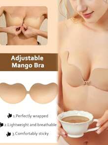 1 Paio di Reggiseni Push-Up Adesivi Ultra | Reggiseno Senza Schienale Senza Spalline Invisibile per Vestiti e Occasioni