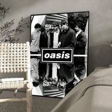 1pc Wall Arts Posters Optional Frame Pop Band T-The R-Rain Cool O-Oasis Poster Classic Vintage Posters HD Quality Wall Art Retro Posters For Home Room Wall Decor - Multicolor - View 13