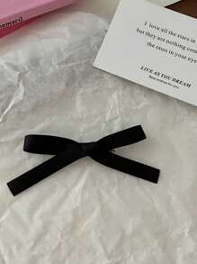 2 pezzi/set Fermagli da capelli in metallo a fiocco in tinta unita per donna, stile universitario adatti per uso quotidiano, a casa, per il pendolarismo, casual all'aperto e appuntamenti, per la primavera/estate, mollette a molla, mollette per capelli, fermagli per capelli, graffette per capelli