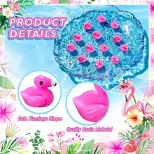 100pcs Mini Resin Flamingo & Duck Figures, Adorable Flamingo Statues For Cake Decoration, Garden, Toy House, Aquarium Decor, DIY Crafts