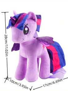 MY LITTLE PONY Girls' Unicorn-Shaped Crossbody Bag,Cute Storage Bag Shoulder Bag Commuter Bag Pinkie Pie Twilight Sparkle Rarity For Outing Halloween Christmas Party Birthday Gift For Women & College Students & White-Collar Workers - Multicolor - View 10