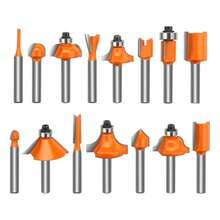 Teeno 1/4" Router Bit Set 15 Pcs Tool - Orange - View 2