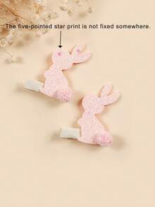 10个装婴儿及儿童可爱兔子、糖果、蝴蝶结、花朵公主发夹，适合拍照、婚礼、派对、日常佩戴、新年、情人节、返校季等场合。 - 彩色 - 查看 6