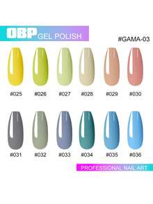 OBP C & G OBP Range Of 12 Semi-Permanent Gel Polish 3 Steps - Blue - View 2