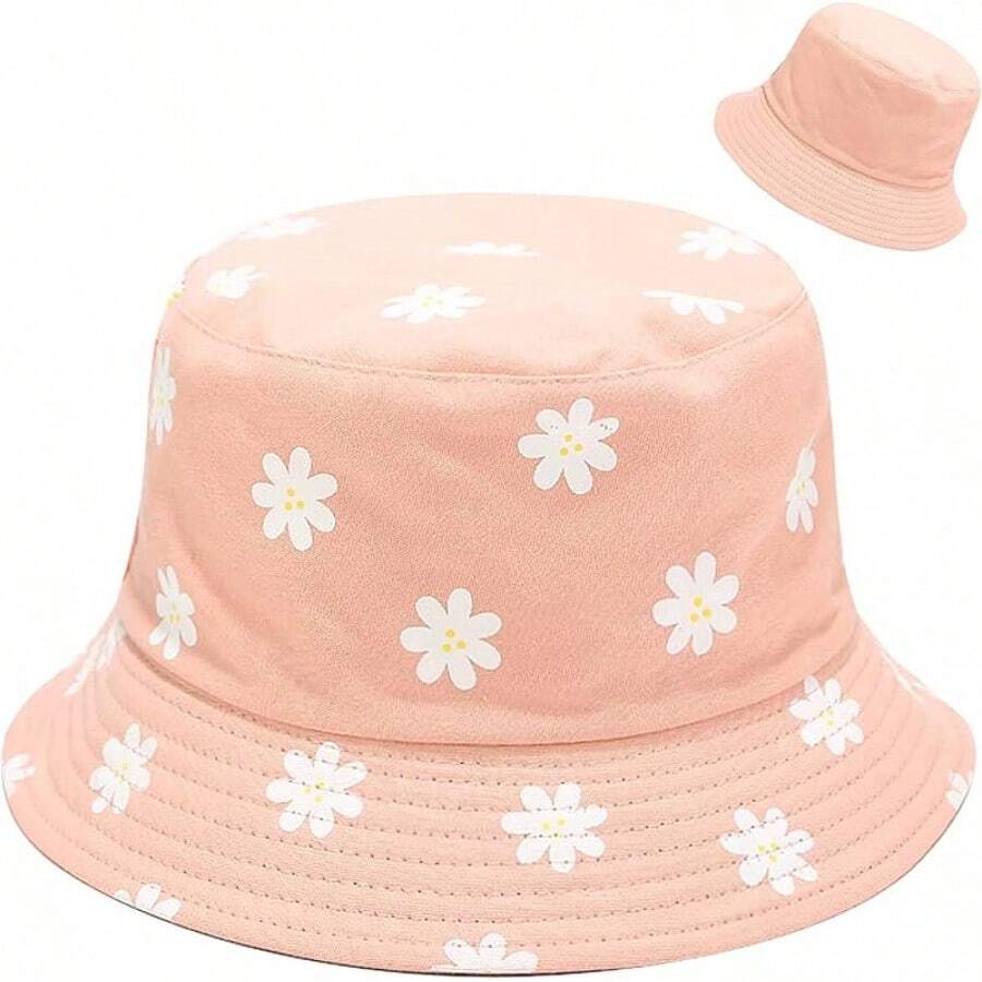 XYIYI Cute Bucket Hat Beach Fisherman Hats Women, Reversible Double — free download