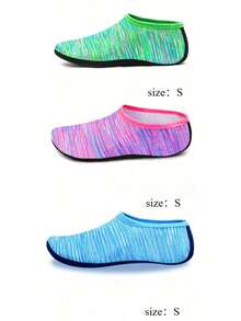 Diving Socks Beach Booties Nylon Water Socks Nylon Water Socks With Rubber Shoe Sole Beach Volleyball Socks For Women Men Breathable And Lightweight, Suitable For Summer Wear, Reducing Foot Burden And Making It Easy To Carry On The Beach (Note That The Sole Of This Product Is Thin, Pleasepurchase With Caution), Beach Essentials, Beach Accessories, Pool Float - Multicolor - View 25