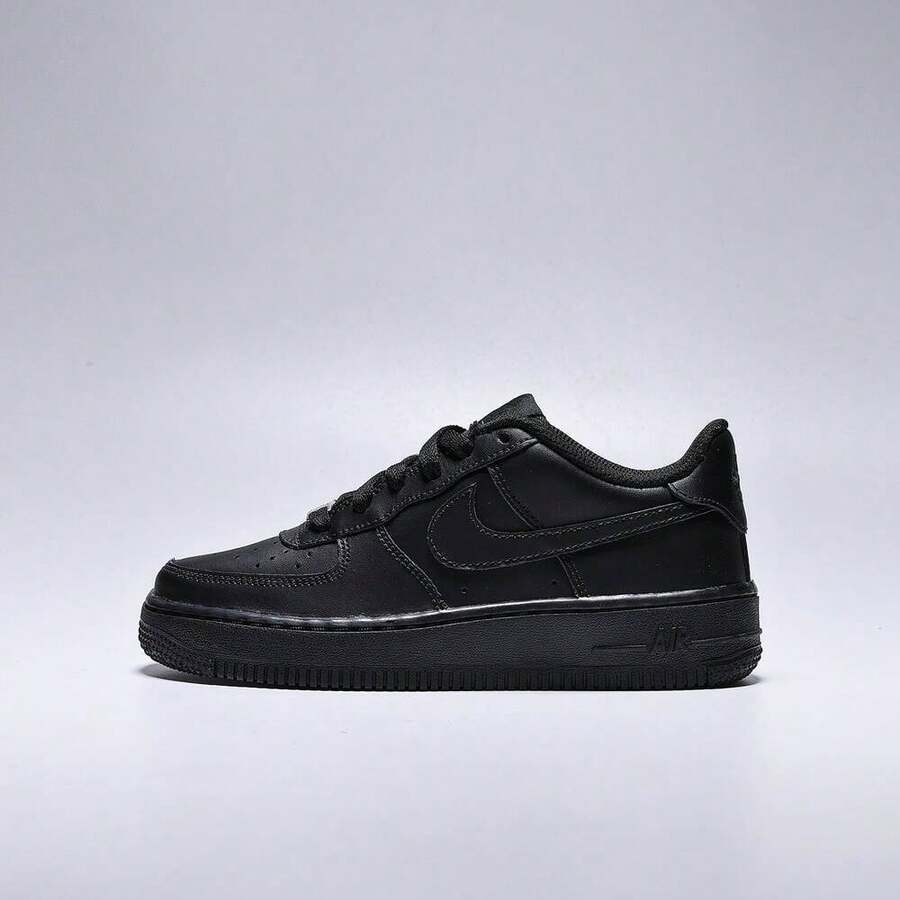 Nike Giày thể thao thường ngày cổ thấp Air Force 1 LE (GS) DH2920-001 cho bé trai - màu đen - Xem 1