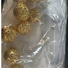 Moroccan Style Ball String Lights For Outdoor Decoration, Garden, Porch, Christmas, Wedding, Holiday Party Lighting