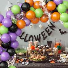 Set de 20/40/50 globos de Halloween, globos de látex de 10 pulgadas perfectos para decoración de fiesta de Halloween