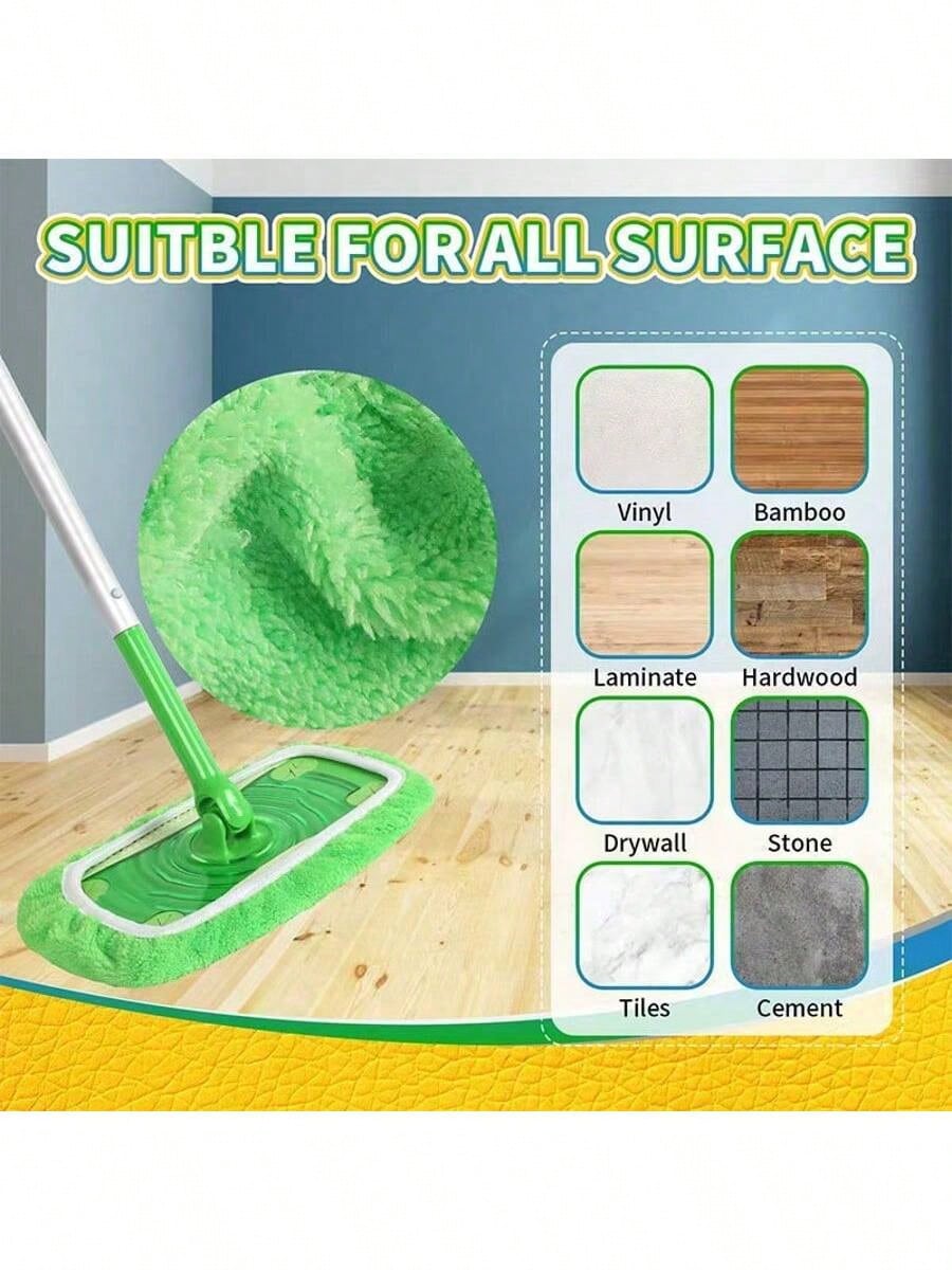 قطع من قماش الاستبدال لمسح الأرضيات 10 قطع – قابلة...