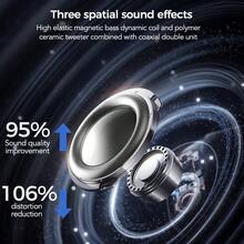 HTC NE11 AI 无线翻译耳机支持 134 种语言翻译，高清触摸屏显示，佩戴舒适，稳定不掉落，全景低音增强，30 小时超长续航，升级无线 6.0 芯片 - Black NE11 AI - 查看 5