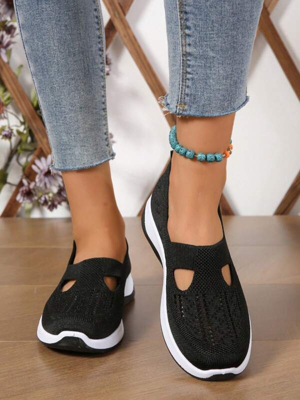 Women's Breathable Casual Quiet Shoes, 2025 New Summer Casual Women's Shoes, Ultra-Light Soft Thick Sole Casual Shoes For Women