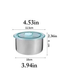 6pcs Stainless Steel Food Storage Container Set With Lids, Kitchen Fridge Organizer Boxes For Home, Outdoor Picnic, Camping, BBQ, Lunch Box With Separate Sauce Compartment, Airtight & Leakproof