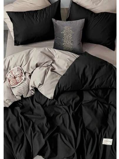 2/3 Pcs Soft Colours Double Face Duvet Cover And Pillowcase | All Colors - All Sizes | 135x200 - 150x200 - 160z220 - 200x200 - 200z220 220x240 | Duvet Set