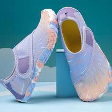 Shoes Barefoot Aqua Socks Outdoor Indoor Quick Dry Sandals Lightweight Slip On Walking Sneakers Beach Pool Swim (Little/Big) - 12-紫色 - 查看 5