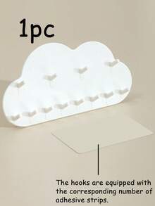 Wall Mounted Jewelry Storage Rack, Simple Plastic White Earrings Necklace Storage Holder ,Suitable For Various Walls Such As Homes, Bathrooms, Bedrooms, And Cabinets,Multifunctional Storage Rack Can Hold Rings, Necklaces, Earrings, Keys, And Hair Ties, Gift For Valentine's Day Sun Travel Cool For Women Storage Organizer Travel Essentials Back To School Dormitory Storage Fall Decor - Multicolor - View 19