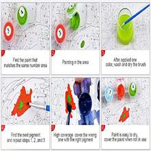 1 Set Adult Animal Toilet Giraffe Digital Oil Painting Kit - Canvas, Acrylic Paint Art Set, Unframed 40x50cm/16x20 Inch - Multicolor - View 6