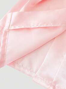 Young Girl Pink Long Sleeve Robe - Multicolor - View 5