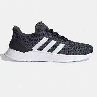 Adidas 透气减震防滑运动跑步鞋