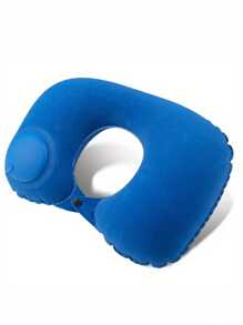 Travel Washable Neck Cushion Pillow Inflatable Air Blow Up Travel Pillow Airplane Inflatable Neck Pillow Travel Accessories Comfortable Sleep Pillows Camping Portable Outdoor Sleeping Bag Pillow Stonego Life Supplies