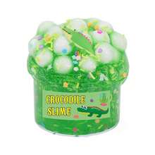 1pc 100ml Butter Slime, Mooing Cow Scented Transparent Slime Birthday Gift, Soft & Non-Sticky DIY Slime Kit Party Favor, Valentine's, Easter, Christmas, Halloween Filler [Random Stickers] - Ocean Bubbles - View 8