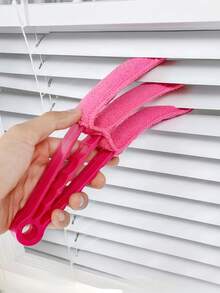 Random Color Detachable Blind Cleaning Brush, Soft Fabric Won't Damage Car, Suitable For Car Air Conditioner Slots, Fans Cleaning, Can Also Be Used For AC Louver And Car Air Vents, Strong Water Absorption, No Shedding Or Discoloration, Effectively Cleans Each Blade - Multicolor - View 13