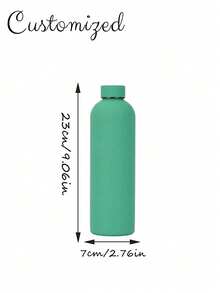 Bottiglia d'acqua isolata personalizzabile con nome inciso al laser - adatta per scuola, viaggio, ufficio, palestra - stile semplice, multifunzionale, anti-muffa, ornamentale, riutilizzabile, raffinata, alla moda, di alta qualità, adorabile, moderna, personalizzata, unica, pronta per la colazione