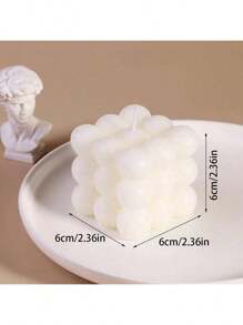 4/1pc Bubble Candle, Beautiful Bliss Bubble Candle - Decorative 5.2oz Wax Aromatherapy, Fragrance, Cute Nordic Pastry, Large Decorative Shape Candle For Home Decoration And Gifts, Available In Color, Fragrance, Size Options, Suitable For Halloween, Christmas