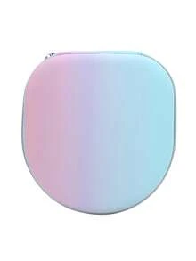 Large Portable Wireless Headphone Storage Box - Pressure Resistant Gradient Case With Headband For Outdoor Use(Gradient Color Random) Toiletry Bag Travel Wash Bag Toiletry Travel Bag Makeup Storage Beach Beach Bag Vacation Holiday Essentials School Supplies Travel Essentials Ladies For College Dorm Bathroom - Multicolor - View 11