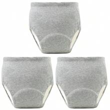 6件柔软训练裤，透气可洗幼儿训练裤，四季皆宜，混色，送给男宝宝和女宝宝的理想礼物，针织面料，防漏，布尿布替代品