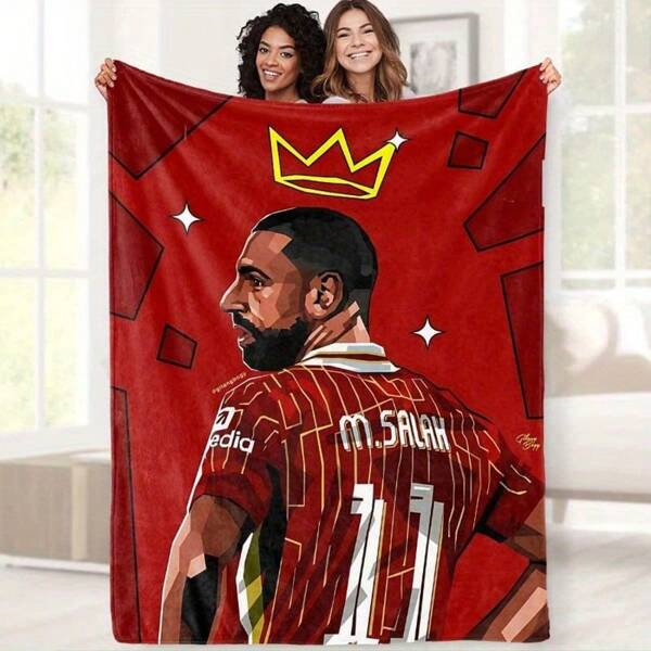 Manta de forro polar con diseño en color rojo - Manta con patrón adecuada para sofá, oficina, cama, campamento, viaje, compañera cálida y cómoda con diseño creativo, multifuncional para todo el año, ideal como siesta y regalo perfecto