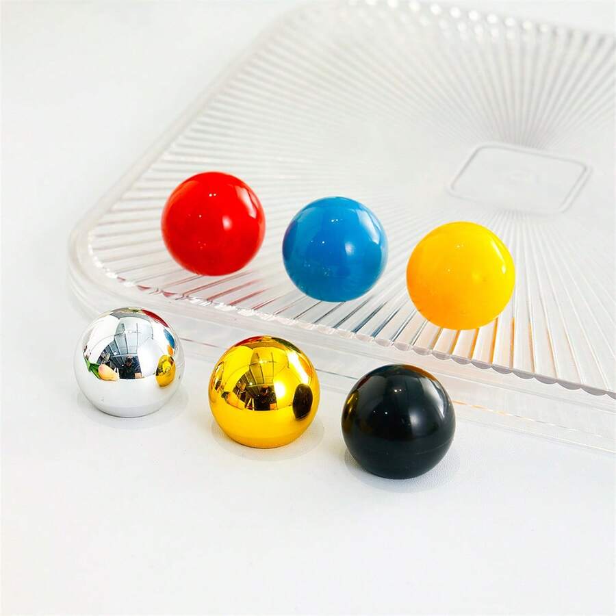 6 Stücke/Set kreative Kunststoffformteile, vielseitig einfache UV-beschichtete Perlen, Tischdekoration, Auto-Deko-Ornamente